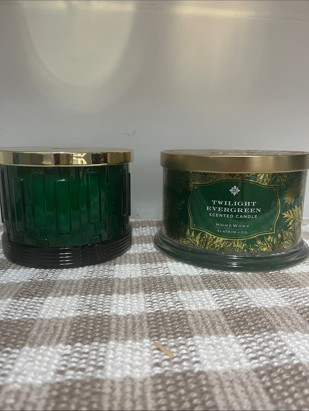 Twilight Evergreen Scented Candle and Windsor Garden - set of 2 NIB